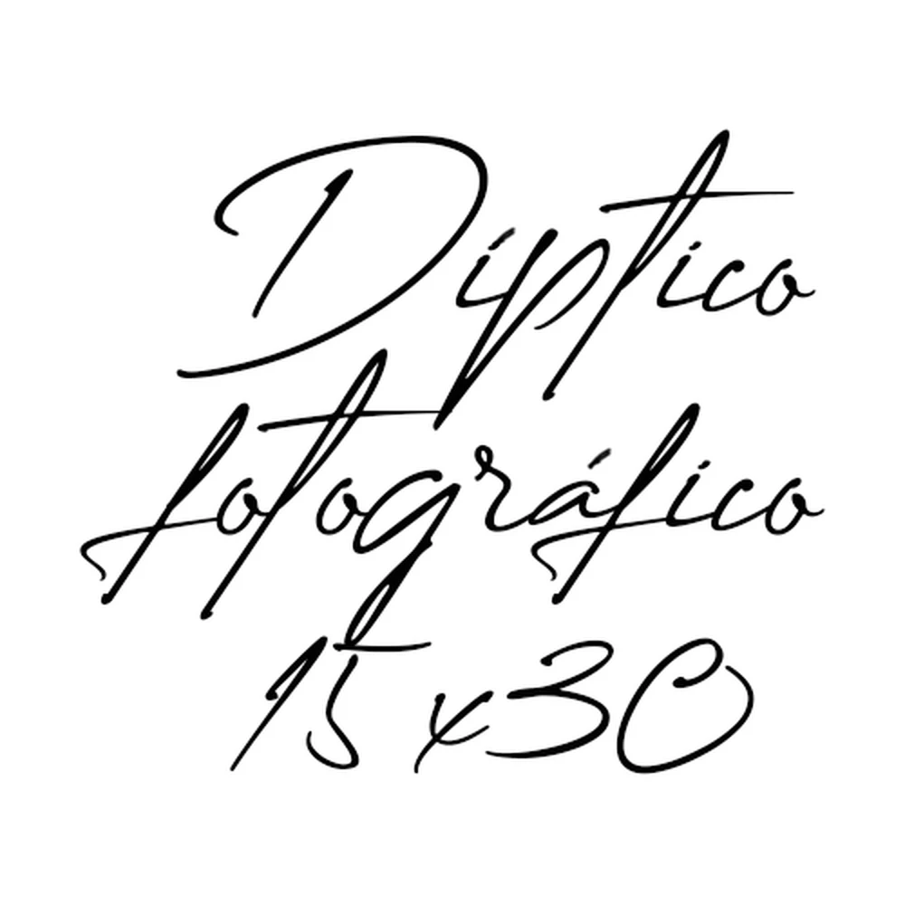 Díptico fotográfico 15x30