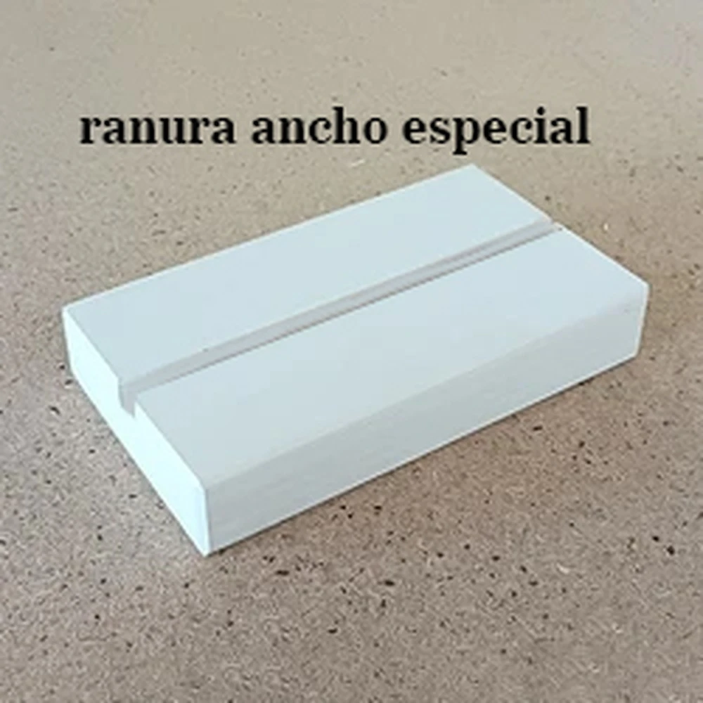 PEANA DE PVC 10CM (RANURA ANCHO ESPECIAL)